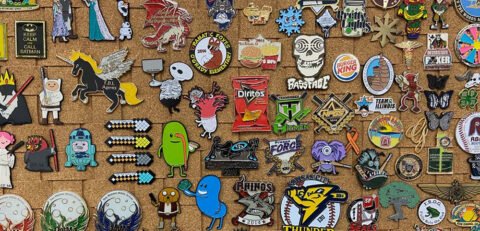 brand exposure with custom pins 3