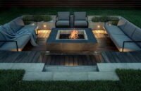 adding fire pit outdoor space 13