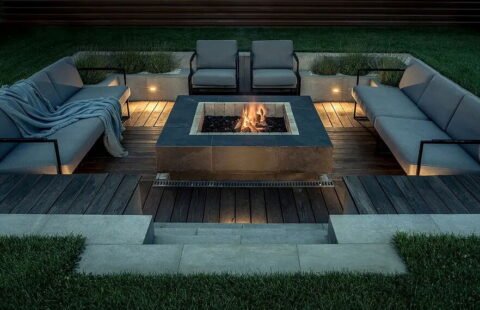 adding fire pit outdoor space 13