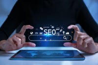 seo,search,engine,optimization,concept.,the,search,bar,shows,seo
