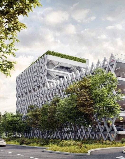 integrating technology and sustainability for parking garages