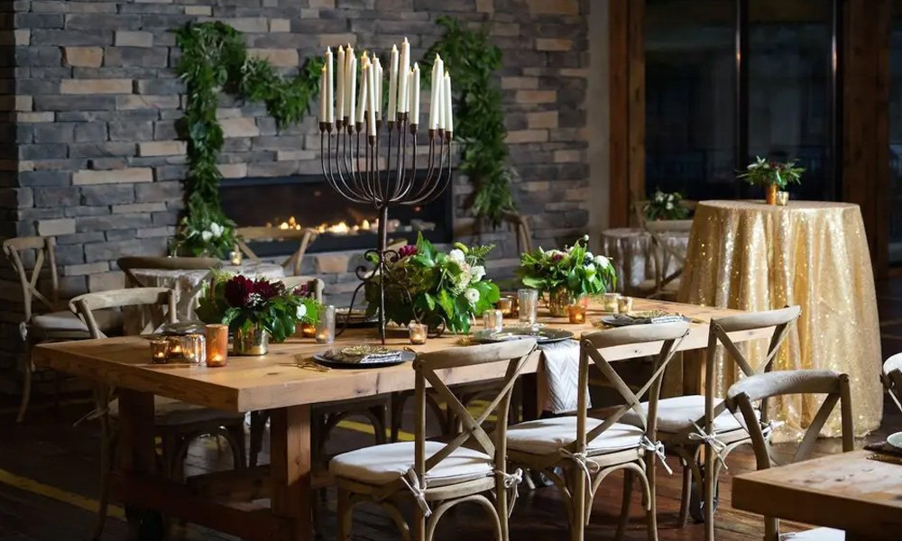 design ideas for a cozy indoor wedding