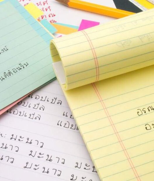 taking a thai language course