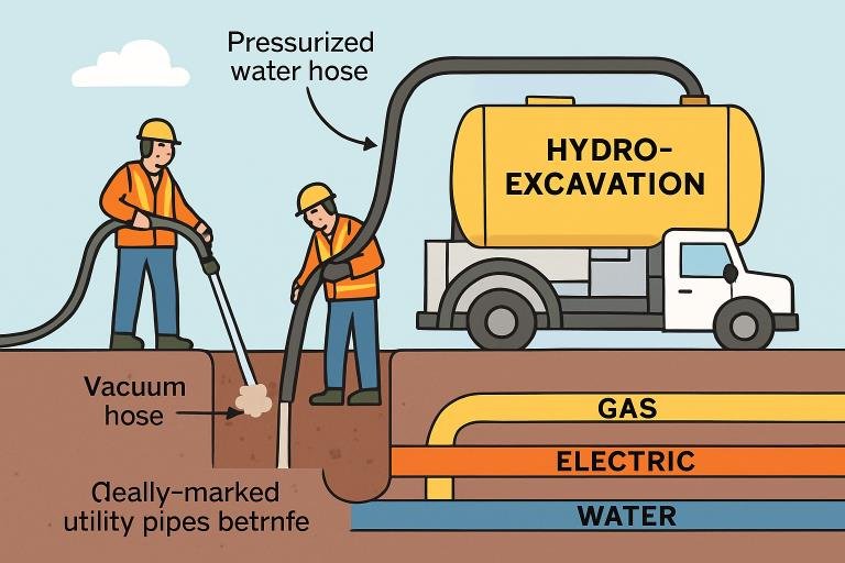 safe and efficient methods for non destructive excavation