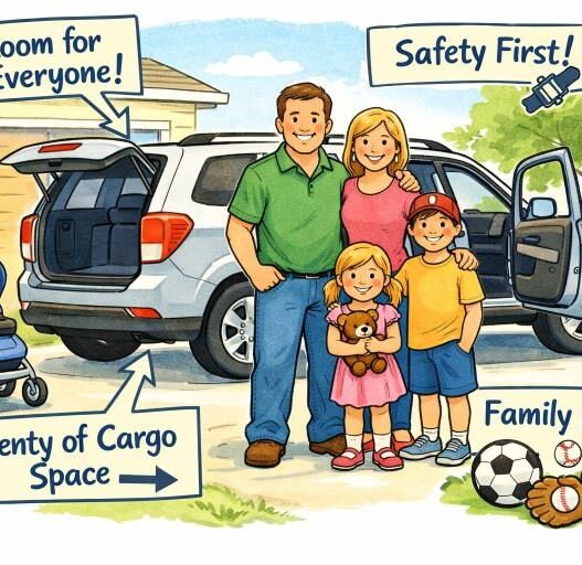 top features to look for in your next family vehicle