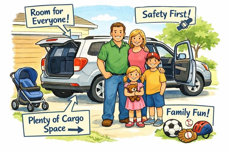 top features to look for in your next family vehicle