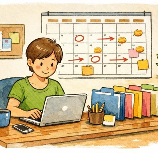 best practices for freelancers and contractors to stay organized